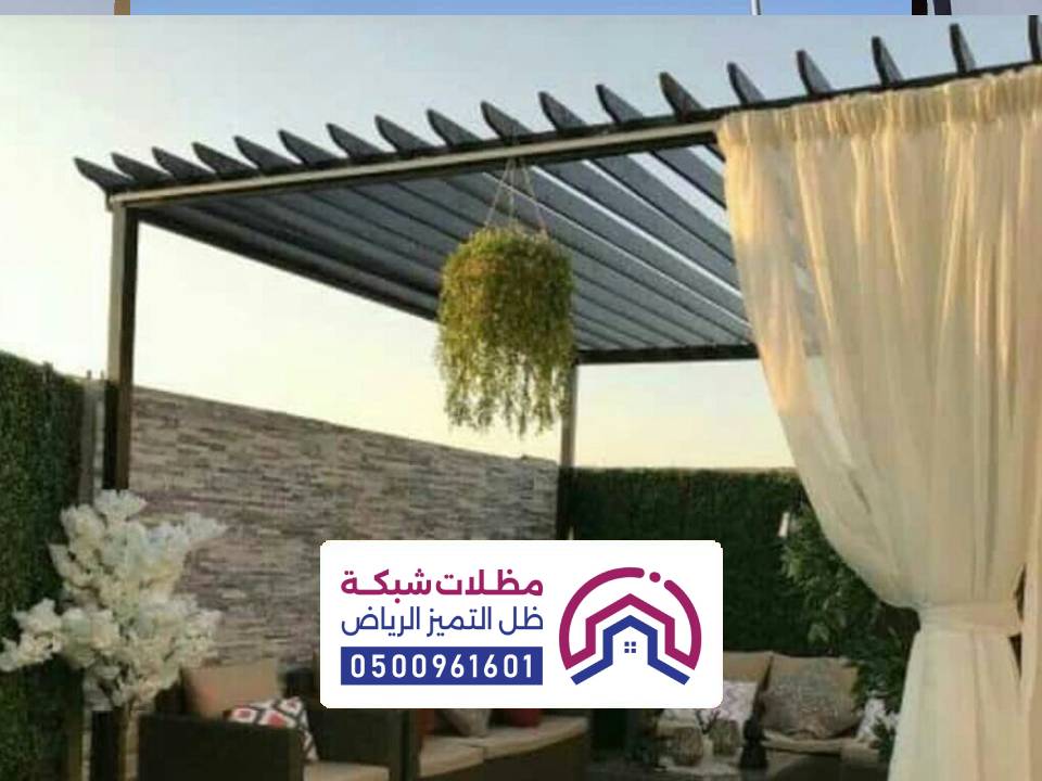 تصميم مظلة خشب بالرياض